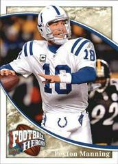 Peyton Manning #29 Football Cards 2009 Upper Deck Heroes Prices