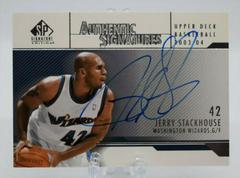 Jerry Stackhouse #JS-A Basketball Cards 2003 SP Authentic Signatures Prices
