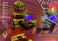 Odell Beckham Jr #9 Football Cards 2020 Panini Phoenix Hot Routes Prices