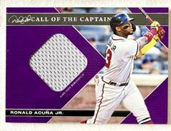 Ronald Acuna Jr. [Relic Purple] #2 Baseball Cards 2022 Topps X Derek Jeter Prices