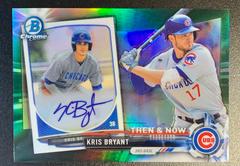 Kris Bryant [Green Refractor] #BTN-1 Baseball Cards 2017 Topps Chrome Bowman Then & Now Prices