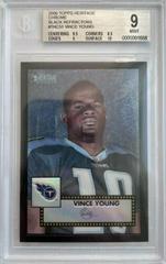 Vince Young [Black Refractor] Football Cards 2006 Topps Heritage Chrome Prices