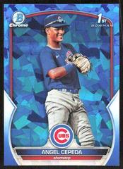 Angel Cepeda #BCP-205 Baseball Cards 2023 Bowman Chrome Prospects Sapphire Prices