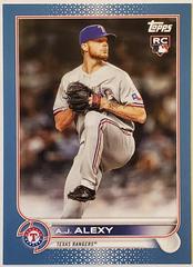 A. J. Alexy [Mini Blue] Baseball Cards 2022 Topps Prices