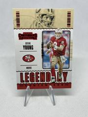 Steve Young [Red] #LC-SYO Football Cards 2020 Panini Contenders Legendary Prices