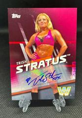 Trish Stratus [Pink Autograph] Wrestling Cards 2016 Topps WWE Divas Revolution Prices