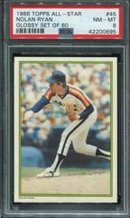Nolan Ryan Baseball Cards 1986 Topps All Star Glossy Set of 60 Prices
