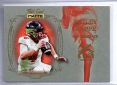 Bailey Zappe [Red Red] Football Cards 2022 Wild Card Matte Smoking Guns Prices