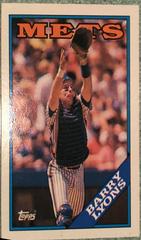 Barry Lyons Baseball Cards 1988 Topps Prices