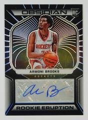 Armoni Brooks Basketball Cards 2021 Panini Obsidian Rookie Eruption Signatures Prices