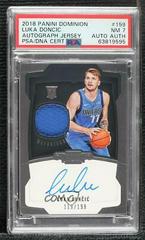 Luka Doncic [Autograph Jersey] #159 Basketball Cards 2018 Panini Dominion Prices