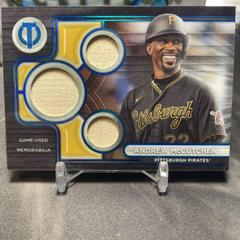 Andrew McCutchen [Blue] Baseball Cards 2024 Topps Tribute Triple Relic Prices