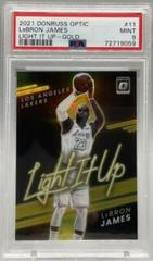 LeBron James [Gold] #41 Basketball Cards 2021 Panini Donruss Optic Prices
