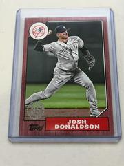 Josh Donaldson [Red] #87TBU-18 Baseball Cards 2022 Topps Update 1987 Prices