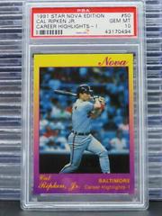 Cal Ripken Jr. [Career Highlights 1] #50 Baseball Cards 1991 Star Nova Edition Prices