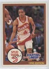 Spud Webb [Brown] Basketball Cards 1990 Kenner Starting LineUp Prices