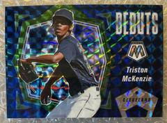 Triston McKenzie [Green Mosaic] #PD14 Baseball Cards 2021 Panini Mosaic Debuts Prices