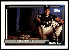 Frank Thomas Baseball Cards 1992 Topps Prices