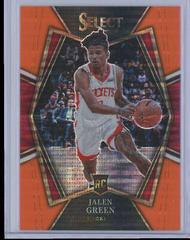 Jalen Green [Neon Orange Pulsar] #190 Basketball Cards 2021 Panini Select Prices