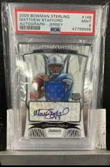 Matthew Stafford [Autograph Jersey] Football Cards 2009 Bowman Sterling Prices