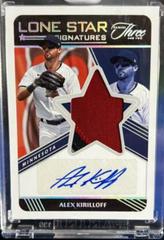 Alex Kirilloff [Silver] #LSS-AK Baseball Cards 2022 Panini Three and Two Lone Star Signatures Prices