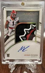 George Pickens [Patch Autograph Gold] #118 Football Cards 2022 Panini Immaculate Collection Prices