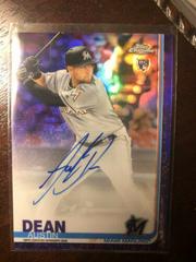 Austin Dean [Purple Refractor] #RA-AD Baseball Cards 2019 Topps Chrome Rookie Autographs Prices