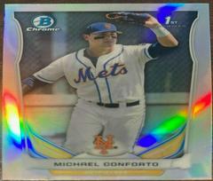 Michael Conforto [Chrome Refractor] #CDP7 Baseball Cards 2014 Bowman Draft Picks Prices