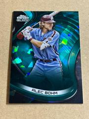 Alec Bohm [Green Atomic] #76 Baseball Cards 2022 Topps Chrome Black Prices