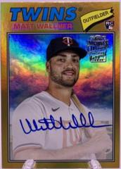 Matt Wallner [Gold] Baseball Cards 2023 Topps Archives 1977 Fan Favorites Autographs Prices