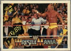 Hulk Hogan, 'Macho Man' Randy Savage #102 Wrestling Cards 1990 Classic WWF The History of Wrestlemania Prices