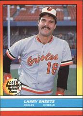 Larry Sheets Baseball Cards 1988 Fleer Hottest Stars Prices