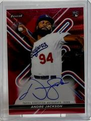 Andre Jackson [Red Wave] #FA-AD Baseball Cards 2022 Topps Finest Autographs Prices