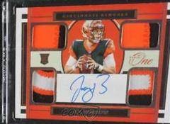 Joe Burrow [Quad Patch Autograph Gold] #71 Football Cards 2020 Panini One Prices