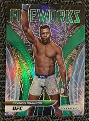 Francis Ngannou [Green] Ufc Cards 2022 Panini Prizm UFC Fireworks Prices