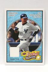Derek Jeter [Jersey Light Blue] #114 Baseball Cards 2008 Upper Deck Baseball Heroes Prices