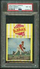 Sonny Siebert [Signature at Feet] Baseball Cards 1966 Kahn's Wieners Prices