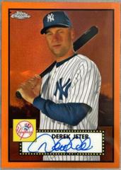 Derek Jeter [Orange] #PA-DJ Baseball Cards 2021 Topps Chrome Platinum Anniversary Autographs Prices