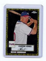 Chipper Jones [Black Gold] #680 Baseball Cards 2021 Topps Chrome Platinum Anniversary Prices