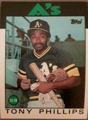 Tony Phillips #29 Baseball Cards 1986 Topps Prices
