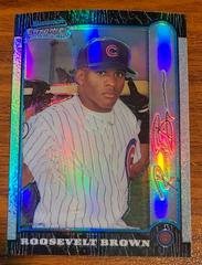 Roosevelt Brown [Refractor] Baseball Cards 1999 Bowman Chrome International Prices