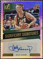 Detlef Schrempf Basketball Cards 2018 Panini Donruss Significant Signatures Prices