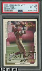 Jerry Rice [Gold Script] #153 Football Cards 2000 Upper Deck MVP Prices