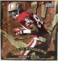 Jerry Rice Football Cards 1996 Fleer Metal Goldfingers Prices