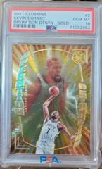 Kevin Durant [Gold] Basketball Cards 2021 Panini Illusions Operation Detonation Prices