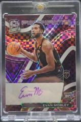 Evan Mobley [Purple] #AA-EMB Basketball Cards 2021 Panini Spectra Aspiring Autographs Prices