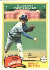 Bruce Sutter #9 Baseball Cards 1981 O Pee Chee Prices