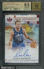 Luka Doncic [Ruby] Basketball Cards 2018 Panini Court Kings Heir Apparent Autographs Prices