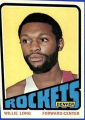 Willie Long Basketball Cards 1972 Topps Prices