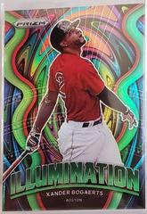 Xander Bogaerts [Green Prizm] #IL-11 Baseball Cards 2022 Panini Prizm Illumination Prices